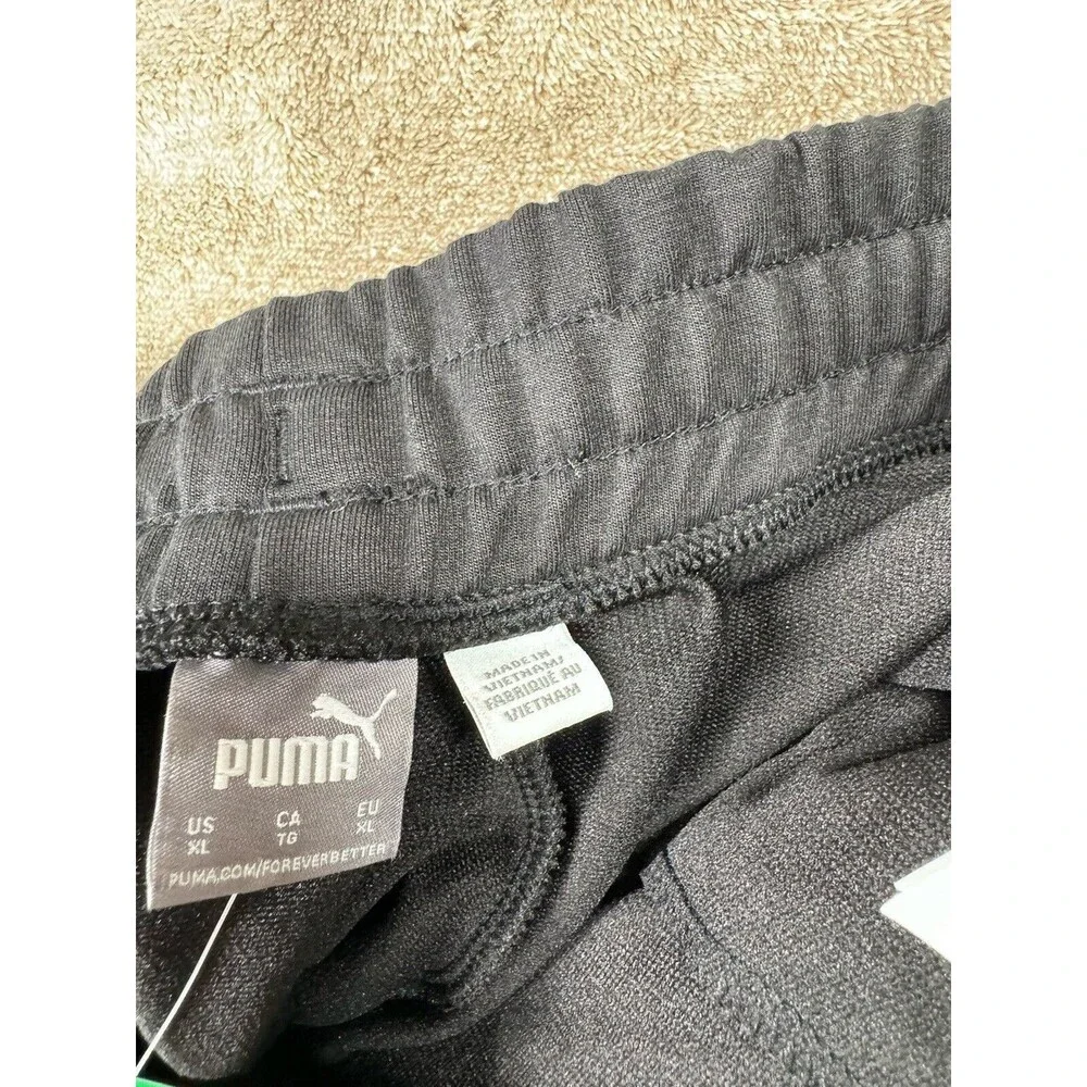 Puma Women’s Black Jogger Pants XL Drawstring Stretch Athletic Lounge NWT